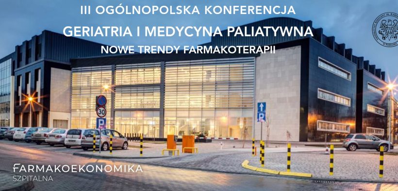 grafika informująca o konferencji "Geriatria i Medycyna paliatywna"