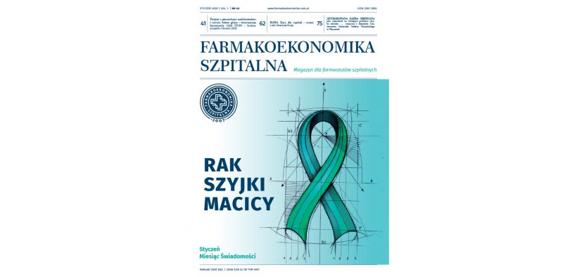 okładka czterdziestego dziewiątego numeru magazynu Farmakoekonomika Szpitalna