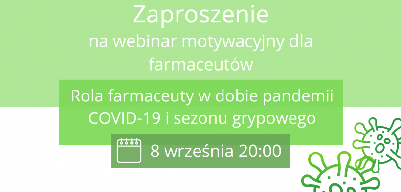 Baner: Webinar motywacyjny dla farmaceutów