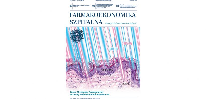 okładka nowego numeru magazynu Farmakoekonmika Szpitalna